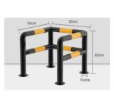 주차 충돌 방지 기둥 코너형 벽 기물 강관 보호형 : 대성---