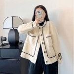 애니율 여성 가을 겨울 트위드 양털 자켓 G7072 : 애니율