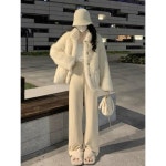 애니율 여성 겨울 논카라 퍼 자켓 G7076 : 애니율