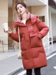 애니율 여성 겨울 후드 롱 패딩 점퍼 G6771 : 애니율