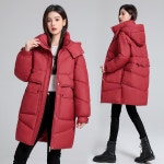 애니율 여성 겨울 후드 롱 패딩 점퍼 G6767 : 애니율