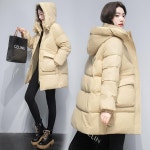 애니율 여성 겨울 빅사이즈 후드 롱 패딩 G6759 : 애니율