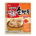 해태제과 매콤함이 살아있는 김치 손만두 330g : 푸드뱅크주식회사