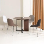 럭스원형다이닝테이블 디자인 인테리어 업소용 카페 다이닝식탁 : 더 룸메이커