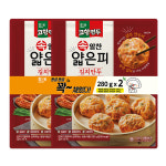 해태제과 고향만두 속알찬 얇은피 김치만두 280g+280g : 푸드뱅크주식회사