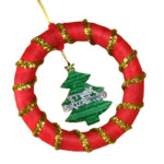 15set 크리스마스 트리장식 벽걸이 리스만들기 성인 꾸미기 : 조이코스트