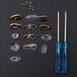 안경코받침교체 패드 실리콘 에어 나사체결 끼우는방식 : 글라스뱅크