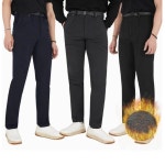 (벨트증정) 남성 겨울 기모안 스판 팬츠 신사 등산바지 야외 스포츠 : 제니스마트111