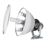 일광 야외 설치 투광기 100W 소모갈 E26 주유소 공장 창고 건물외벽 공사현장 : GoldenWattle