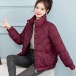 애니율 여성 겨울 퀄팅 숏 패딩 점퍼 G6766 : 애니율