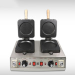 2구 호떡굽는기계 원형빵틀 간식 팬케익 제조기 제과점 CFK3102 : 중앙유통상사