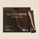 오늘부터 슬림카페 60포 1박스 가르시니아 방탄커피 블랙커피맛 MCT오일 함 : 샤토 에프