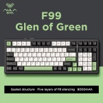 타란튤라 AULA F99 기계식 키보드 핫스왑 GASKET 구조 퍼플 - LEOBOG그린축 : 혜리종합유통