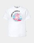 [배럴] 배럴X벨리곰 키즈 라이프 티셔츠 화이트 (B3SKHSS099WHT) : BARREL