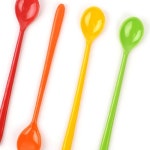 멜라민 롱스푼 1P 긴스푼 롱티스푼 커피수저 : 여니유통