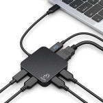 스퀘어 USB 3.0 멀티 허브 C타입 HDMI 노트북 아이패드 : 디그딕