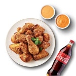 굽네치킨 고추바사삭 + 콜라 1.25L : 모바일 콘