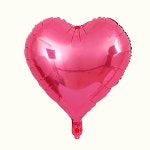 이벤트 데코 은박 소품 하트칼라 풍선 20cm 소형 생일선물 풍선아트 광고 : 월드도깨비