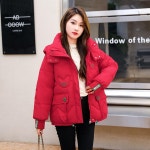 애니율 여성 겨울 캐주얼 후드 숏 패딩 점퍼 G7268 : 애니율
