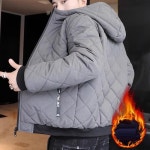 애니율 남성 겨울 빅사이즈 퀄팅 후드 패딩 G7327 : 애니율