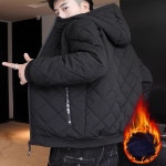 애니율 남성 겨울 빅사이즈 퀄팅 후드 패딩 G7327 : 애니율