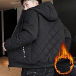 애니율 남성 겨울 빅사이즈 퀄팅 후드 패딩 G7327 : 애니율