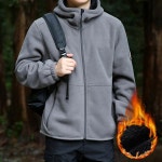 애니율 남성 가을 겨울 양털 후드 후리스 집업 G7365 : 애니율