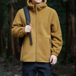 애니율 남성 가을 겨울 양털 후드 후리스 집업 G7365 : 애니율