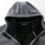 애니율 남성 가을 겨울 양털 후드 후리스 집업 G7365 : 애니율