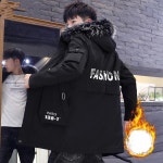 애니율 남성 겨울 빅사이즈 기모 후드 점퍼 G7356 : 애니율