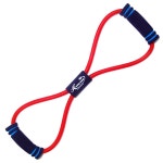 고무나라 튜빙밴드 일체형 근력 운동 고무 라텍스 헬스 홈트 스트레칭 저항 밴드 8자형 레드 : 고무나라