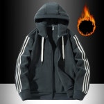 애니율 남성 가을 겨울 기모 후드 집업 G7374 : 애니율