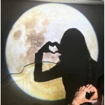 달풍선 빔 프로젝터 카페 그림자 인증 포토존 인스타 달+지구 : 유냉샵