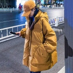 애니율 여성 겨울 오버핏 후드 패딩 점퍼 G7445 : 애니율