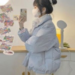 애니율 여성 겨울 캐주얼 숏 패딩 점퍼 G7434 : 애니율