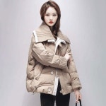 애니율 여성 겨울 숄카라 숏 패딩 점퍼 G7452 : 애니율