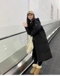 애니율 여성 겨울 빅사이즈 후드 롱 패딩 G7458 : 애니율