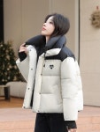 애니율 여성 겨울 도톰 오버핏 숏 패딩 G7467 : 애니율