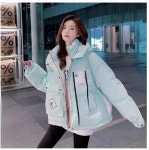 애니율 여성 겨울 오버핏 후드 패딩 점퍼 G7473 : 애니율