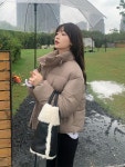애니율 여성 겨울 도톰 오버핏 숏 패딩 G7470 : 애니율
