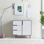 서재 거실 3단서랍 1도어 서랍장 800 안방 옷장 침대 : 보배진가구