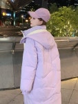 애니율 여성 겨울 도톰 후드 롱 패딩 G7519 : 애니율