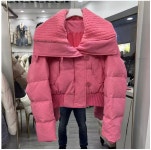 애니율 여성 겨울 숄카라 숏 패딩 점퍼 G7521 : 애니율