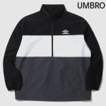 엄브로 2L 컬러블록 스탠넥 아노락 UO121CWT23-BLK : 멋찜