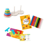 시립어린이집 유아동 사고력 교구 하노이탑 퍼즐 3종세트 지능지수 집중력향상 : 1more마켓