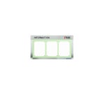 병원 주민센터 A4 3칸 가로형 안내 관리 알림 공지 자석 고정 게시 판 사항 입구 : 슈퍼마루