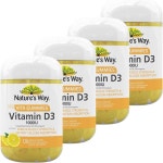 네이쳐스웨이 Vitamin D 비타민D3 비타 어덜트 구미 1000IU 레몬맛 4개 120개입 : 크로스에이치