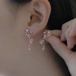 제이앤제이 러블리 하트 다발 드롭 귀걸이 : 에피아블