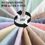 360도 회전 접이식 빨래 건조대 3단 대형 속옷 양말 수건 스텐 : 파이브센스몰