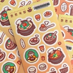 끼니디자인 든든국밥 스티커 : 소소로와